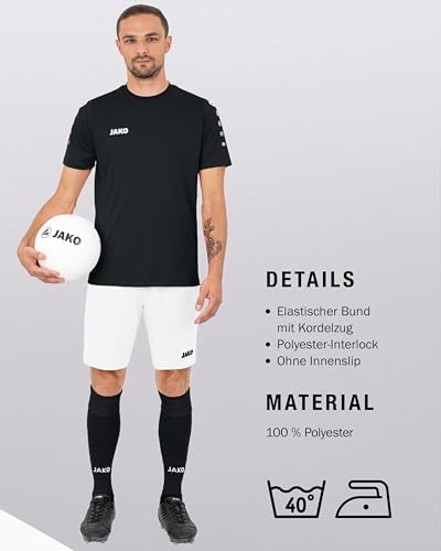 JAKO Herren Sporthose Manchester 2.0, Weiß, M