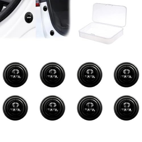 Image of 8Pcs Car Door Shock Absorber Guard Protector Rubber Pads Innovative Auto Gadgets Compatible for Nexon, Punch, Harrier, Altroz, Tiago, Tigor, Curvv, EV, Sierra, Xpres