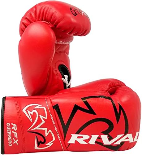 RIVAL Boxing RFX-Guerrero SF-F Pro Fight Lace-Up Boxing Gloves - 8 oz. - Red