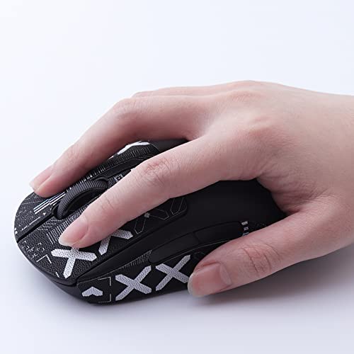Hyekit Mouse Grip Tape For Logitech G Pro Wireless Anti-Slip Grip Tape For Mouse - Sweat Resistant - Easy To Use Self-Adhesive Design - Pre-Cut - Professional Mice Upgrade Kit(Black) #TOP2