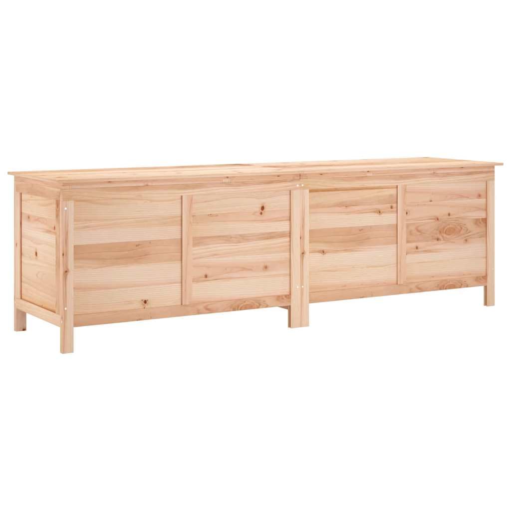 vidaXL Garden Storage Box 198.5x50x56.5 cm Solid Wood Fir