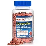 TIME-Cap Labs 500 Tablets Ibuprofen 200mg Coated - Pain Reliever & Fever Reducer (NSAID) for Adults, Helps with Headache, Back Pain, Muscle Aches, Toothaches, Menstrual Cramps & Minor Arthritis Pain