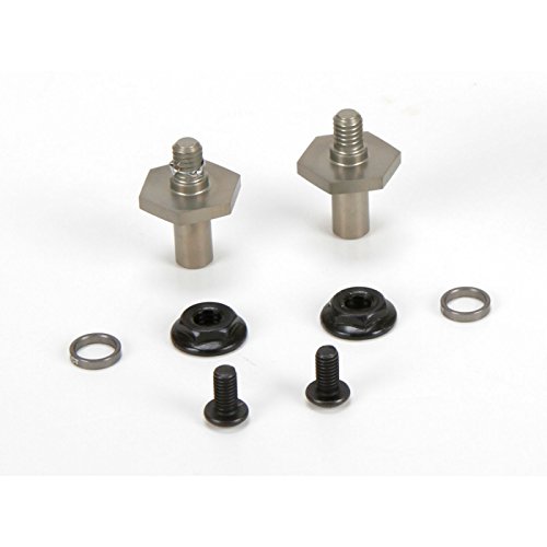 Team Losi Racing Front Axle Set Aluminum 12mm Hex: 22 3.0