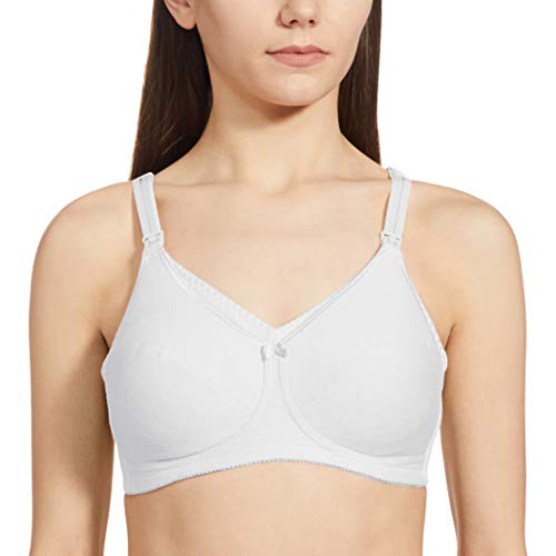 Image of Triumph International Women's Cotton Wire Free Modern Full-Coverage Bra (20I319)