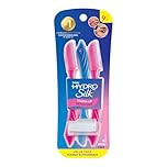 Schick Silk Touch-Up Multipurpose Exfoliating Dermaplaning Tool, Eyebrow Razor, and Facial Razor with Precision Cover, 3 Count
