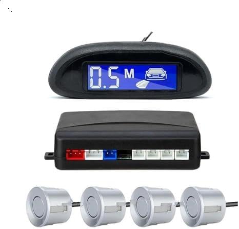 Car Parking Radar Backlight Display Backup Monitor Detector System with 4 Sensors Car Accessories(Color:2)(3)