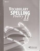 Abeka Vocabulary Spelling Poetry 2 Quizzes B00908OULI Book Cover