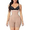 Lover-Beauty Back Fat Shapewear for Women Tummy Control Full Body Shaper Seamless Faja Compression Garment, Beige, M/L