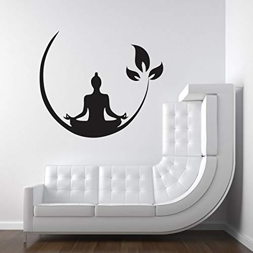 Image of Lord Buddha PVC Vinyl,Wall Sticker for Home Decor - Ideal for Living Room, Bedroom, Hall, Kids Room, Play Room (Size -45 cm x 45 cm) (Lord Buddha (60 x 53 cm))