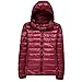 Produktbild Damen Daunenjacke mit weißen Entendaunen, ultraleicht, schmale und warme Jacke, 8, 4X-Large