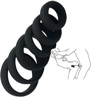 WreGmgg Anillos Deportivos De Silicona Multifuncionales, Anillos De CompresióN De Silicona, Accesorios Deportivos (Negros), Excelentes Equipos De Fitness para Entrenamiento Y Yoga - H