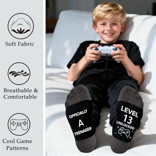 WITCOLOR 13 Year Old Boy Birthday Gift Ideas, Funny 13th Birthday Gifts for Boys,13th Teenager Boys Gifts for Son Grandson Nephew Friend - Image 3