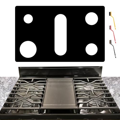 bezoku Stove Cover For GE General 30 Inch Gas Range Model JGBS86SPSS JGBS86EPES Upgraded 0.5MM Thickness Reusable Burner Guard For For GE Gas Stove Top Protector