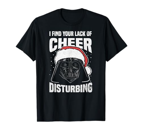 Star Wars Christmas Darth Vader Disturbing Lack Of Cheer T-Shirt