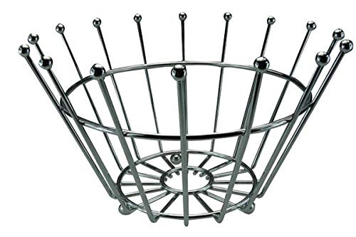 Acense Fruit Bowl, Chrome, Stainless Steel