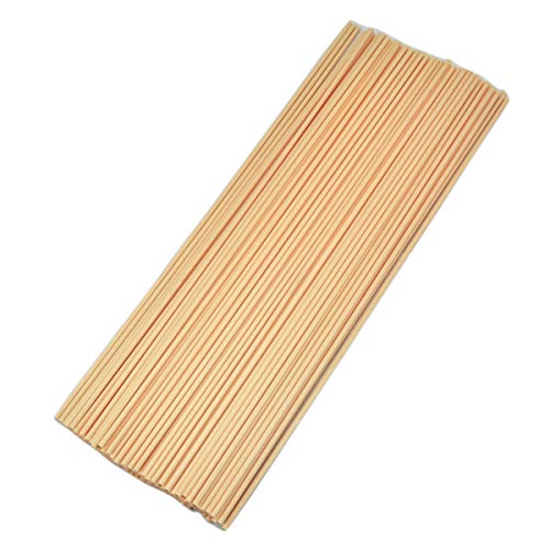 Simoutal Lot de 100 bâtons de Rechange pour diffuseur de roseaux en Fibre 10" x 3mm Beige Cover