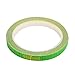 VGEBY 2 Rouleaux de Bandes Réfléchissantes de Bicyclette Autocollants Imperméables de Jante de Roue de Vélo Bande de Sécurité(Green)