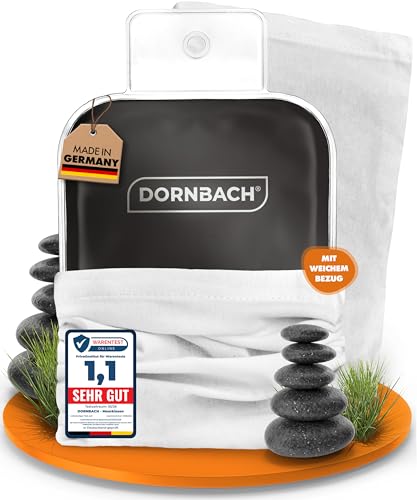 DORNBACH Moorkissen für Mikrowelle [Made in Germany] - Tiefenwirksames Wärmekissen bei Schmerzen & Verspannungen inkl. weichem Bezug - für Nacken Schulter Rücken & Bauch