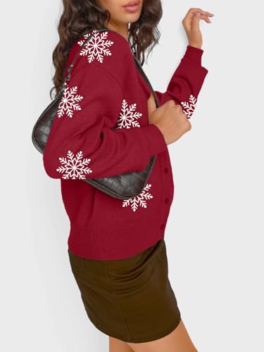 Image of Trendy Queen Cropped Cardigan Sweaters for Women Lightweight Y2k Fall Outfits Spring Fashion Clothes 2026