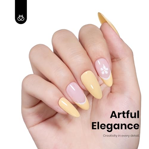 Image of Beetles Yellow Gel Nail Polish, Butter Time, Light Yellow Gel Polish 8ML