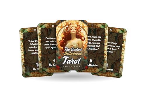 The Sacred Sisterhood Tarot - Where Bonds Meet The Beyond - Tarot Affirmation for a Sister - Divination Tools - Tarot Cards