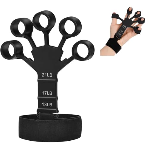 Handtrainer, Fingertrainer, Grifftrainer Krafttrainer, Unterarmtrainer, Steigerung der Griffkraft, Grip Trainer zur Linderung Verschiedener Handschmerzen, Verbessern Sie die Kraft von Hand