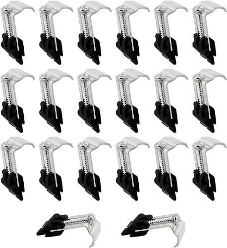 Young Wolf 20 Stück Unterbau-Spüle-Clips für Küche, Badezimmer, Dusche, Waschbecken, Installation, Reparatur, Hardware-Clips, Befestigungsstütze, YW00317O