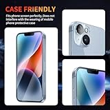YUXINDZ Pack of 3 Screen Protectors for iPhone 14 6.1 Inch with 3 Camera Protection, Screen Protector Camera Protection Film 9H Hardness Anti-Scratch, Bubble-Free, HD Clear - Image 7