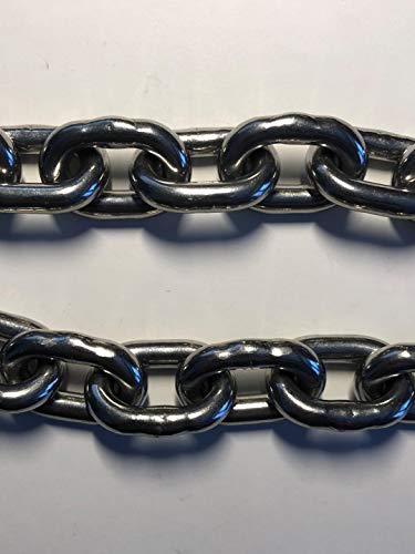 Stainless Steel Windlass 1/4" G4 Anchor Chain 316 By 15' Long Including 5/16" Bow Shackles #TOP5