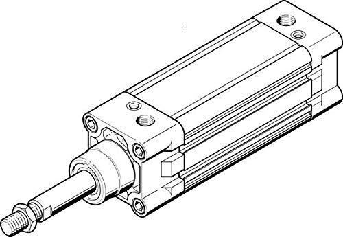 DNC-63-50-PPV-A (163403), cilindro standard, corsa: 50 mm, diametro pistone: 63 mm, filettatura asta: M16 x 1,5