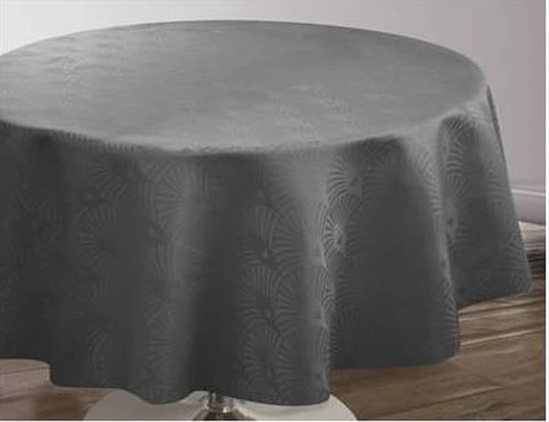 Nappe anti-tache damassés textile de table noble pour décoration chic