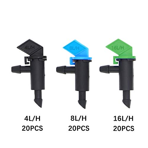 Irrigation Drippers Flag Sprinkler Heads, Premium Drip Irrigation Kit