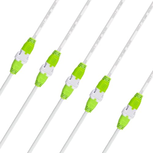 NEWNEWLIU 5Pairs 20AWG 2 Pin Micro Male Female Connector Plug,2 Pin Male Female Plug Connector Cable for LED Lamp Strip RC Toys Battery