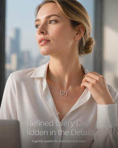 YBNGSMK 925 Sterling Silver Necklace for Women, Dainty Jewelry with Luxury Gift Box, Timeless Keepsake for Birthday Graduation Christmas — view 5