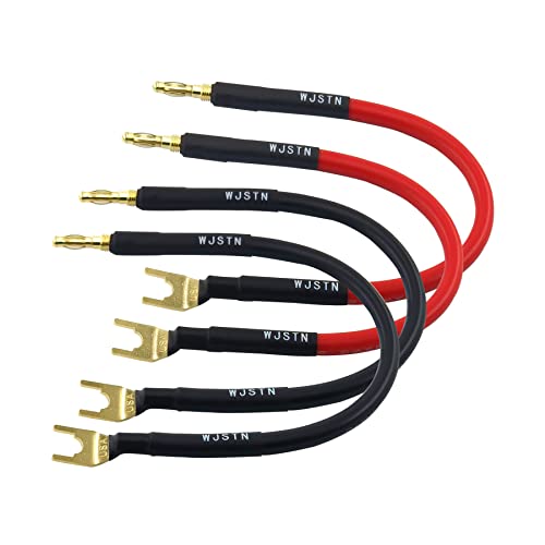Conector banana 8 in HiFi WJSTN, 4 piezas miniatura 3