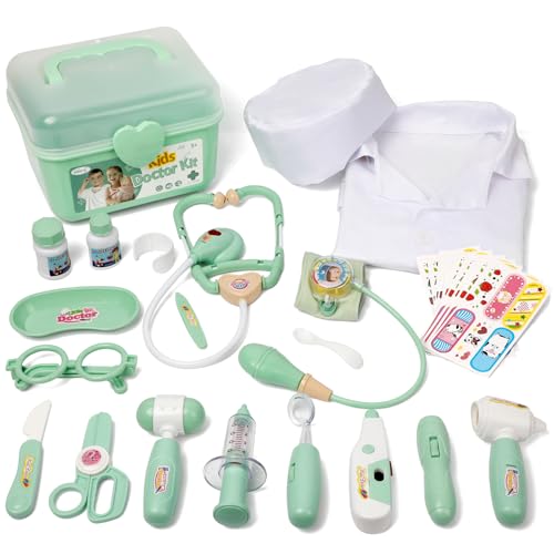 Liberry Doctor Kit for Toddlers 3 4 5 Years Old, 30-Piece Ki