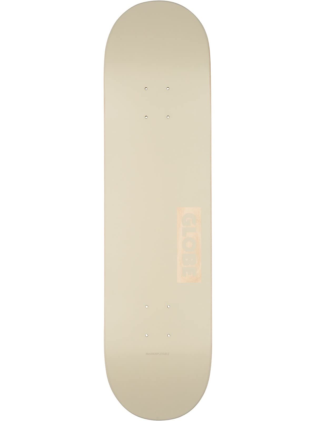 Globe Goodstock Skateboard, Adult Unisex, White (Off White), 8.0 — image 1