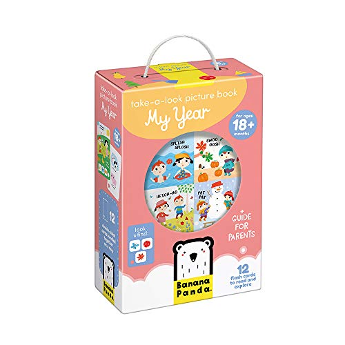 Banana Panda Take-A-Look Picture Book - My Year - for Kids Ages 18 Months & Up, Multicolor