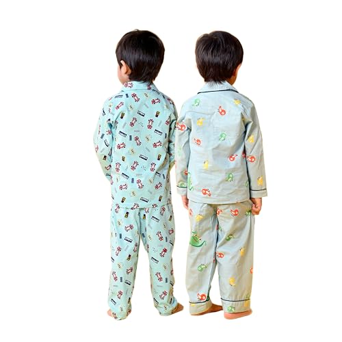 Image of Jam & Sugar Boys Cotton Printed Night Suit Set