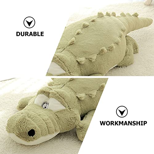 1 Unidade Brinquedo De Pelúcia De Crocodilo Boneco De Crocodilo De Pelúcia Boneca Ponto De Pelúcia B