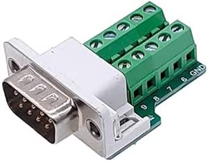 2 Adaptateurs Connecteur DB9 Femelle Vers Bornier - Pour Câblage Série RS232