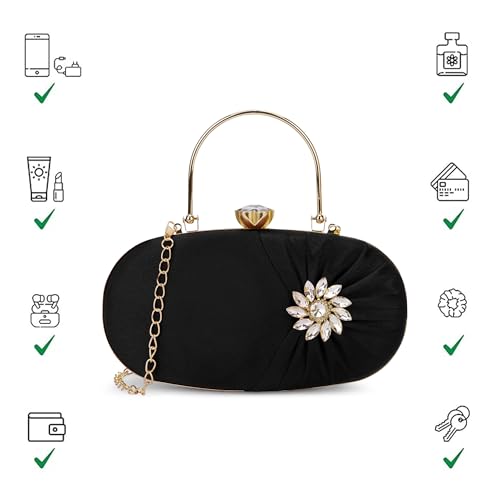 Image of Lavie Women's Shaiz Oval Framed Clutch | Ladies purse | Gift For Girl, Women