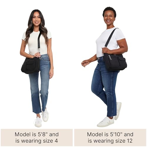 Image of Baggallini Modern Everywhere Crossbody Bag for Women 11x9x4.5 Rfid Hobo Bag