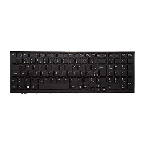 Teclado para Notebook Sony Vaio VPCEH VPCEH34FX/B | ABNT2 Com Moldura