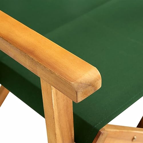 Chaise pliante de jardin compacte en acacia pour optimiser l'espace - 8