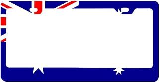 Australia License Plate Flage Frame National Flag Stainless Steel Metal License Plate Frame