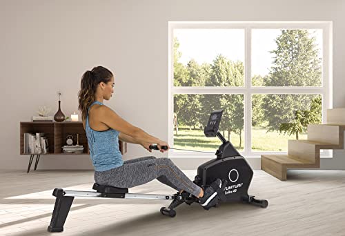 Tunturi FitRow 40, Rudergerät für Zuhause, Rudermaschine met hocheffizientes Magnetbremsssystem, Rower, klappbar und… – Bild 3