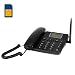 Produktbild BW GSM-Tischtelefon für Business-oder Familien, Wireless Quadband (vor allem für ältere Leute)