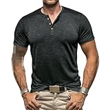 Photo Gallery johafxc maglietta a maniche corte da uomo estiva casual vintage tinta unita leggera camicie elasticizzate, bk001, xs Photo Gallery johafxc maglietta a maniche corte da uomo estiva casual vintage tinta unita leggera camicie elasticizzate, bk001, xs