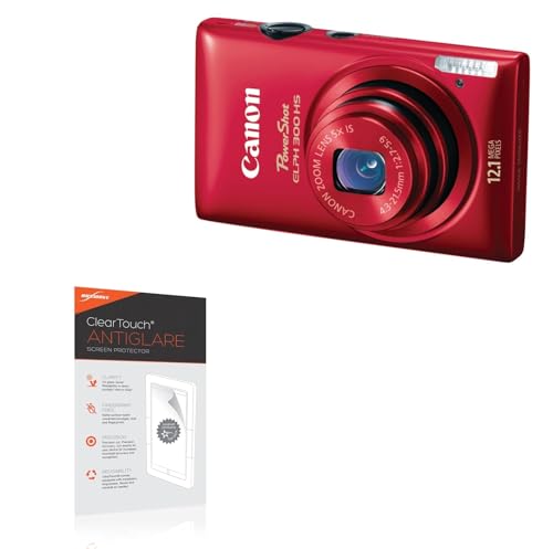 BoxWave�X�N���[���v���e�N�^�[ Canon PowerShot ELPH 300 HS�Ή� - ClearTouch �A���`�O���A �w��h�~ ���h�~ �}�b�g�t�B�����V�[���h